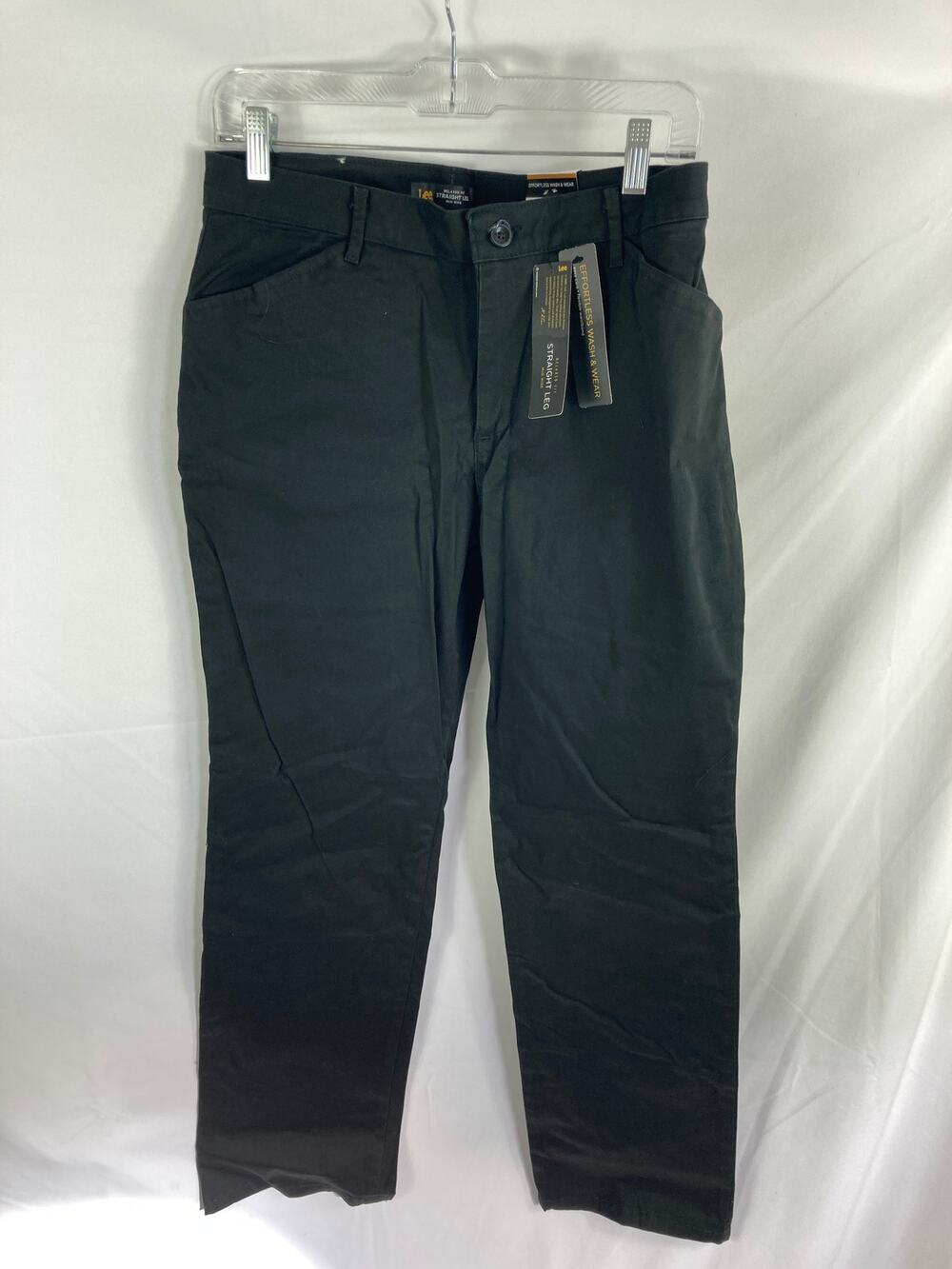 NWT Lee Relaxed Fit Straight Leg Mid Rise Effortless Wash Wear Pant 10S